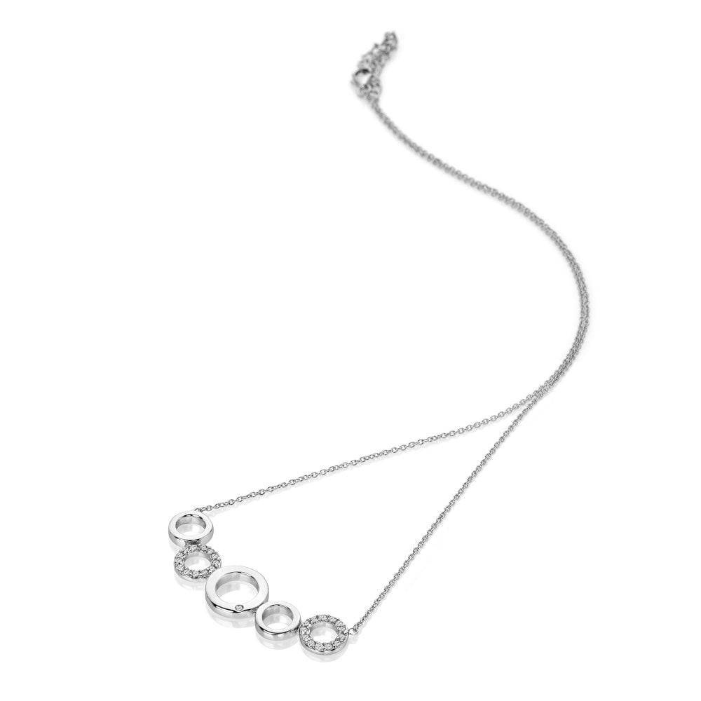 HD Silver Balance White Topaz Necklace