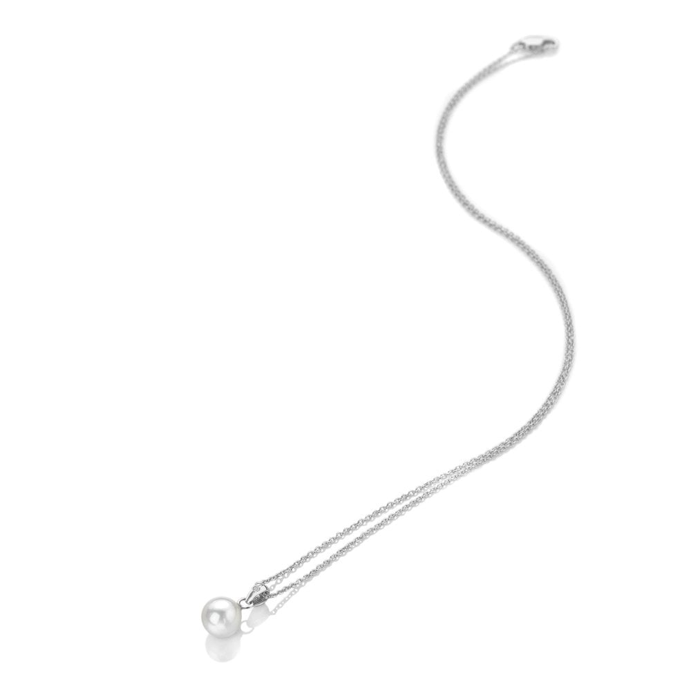 HD Silver Amulets Pearl Pendant + 16'-18' ext chain