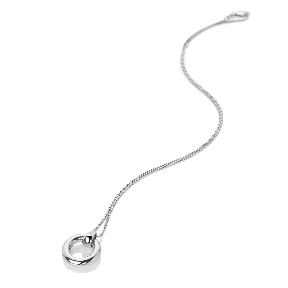 HD Silver Forever Circle Pendant + Chain
