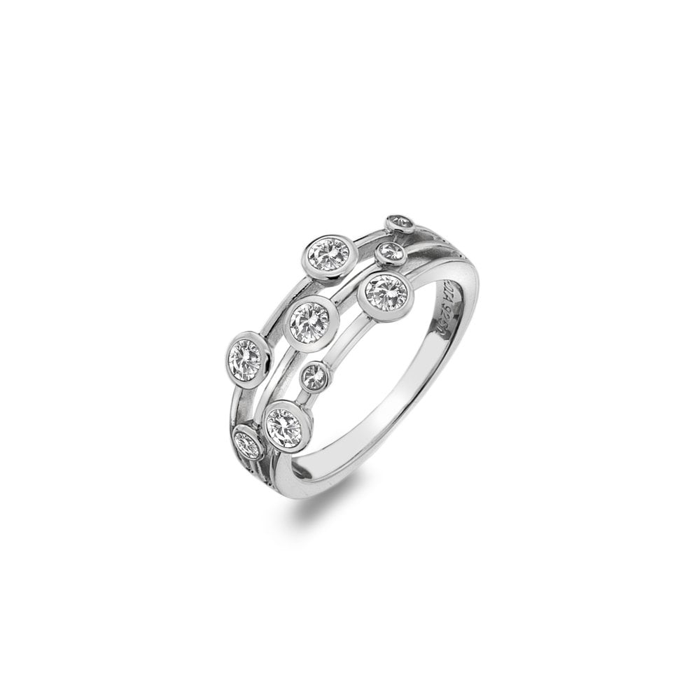 HD Silv Tender Statement White Topaz Ring