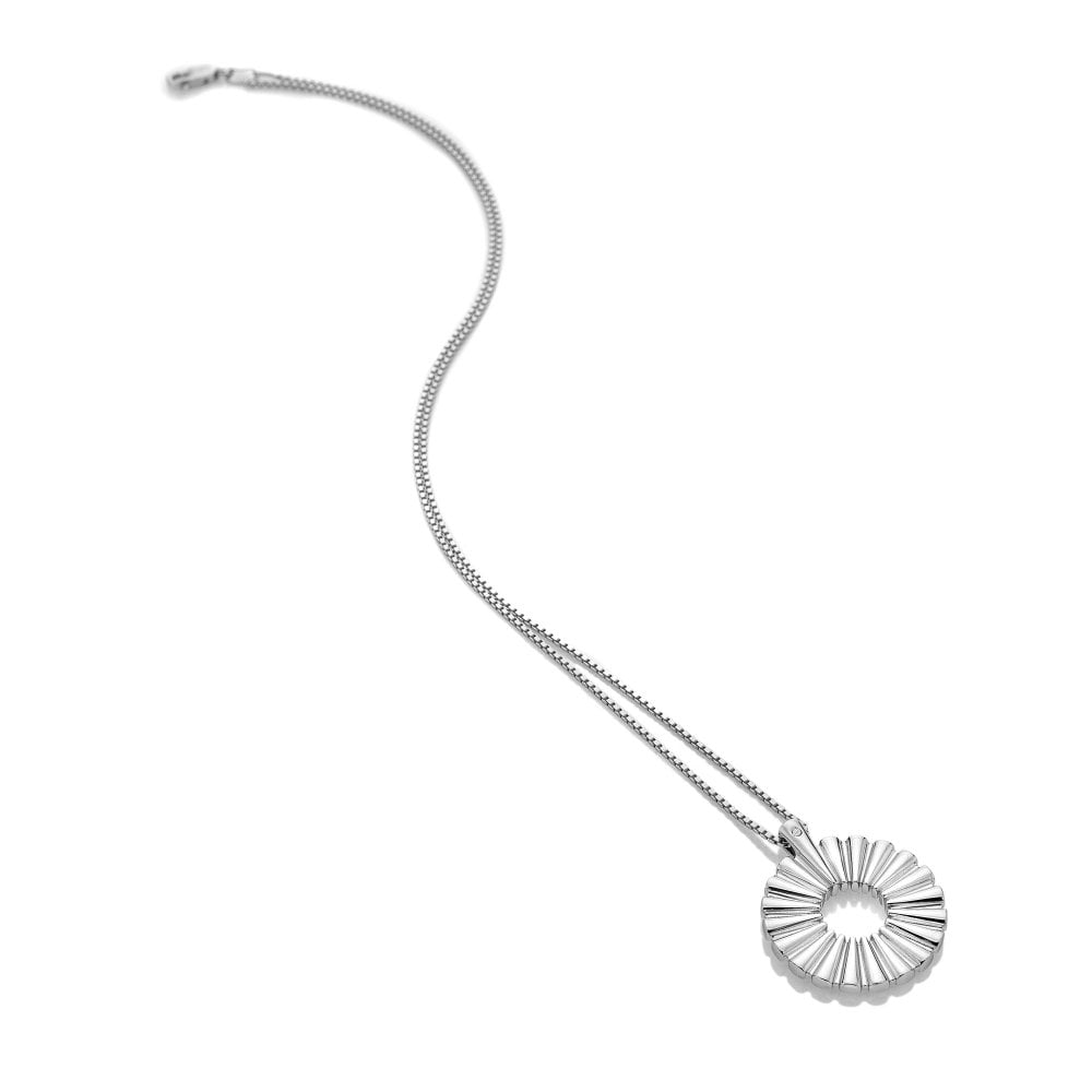 HD Silver Sunbeam Pendant + Chain