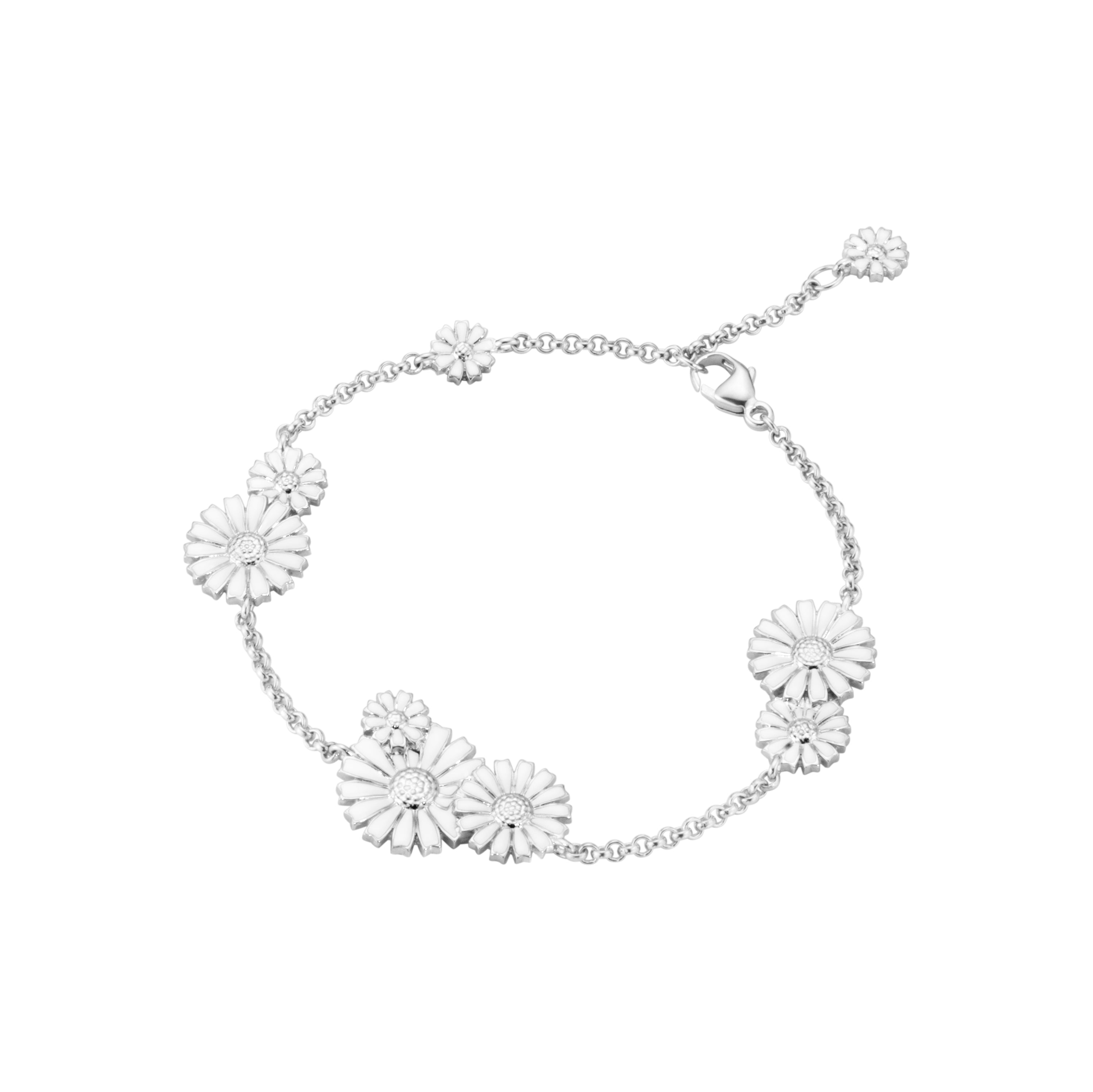 Silver Daisy Bracelet