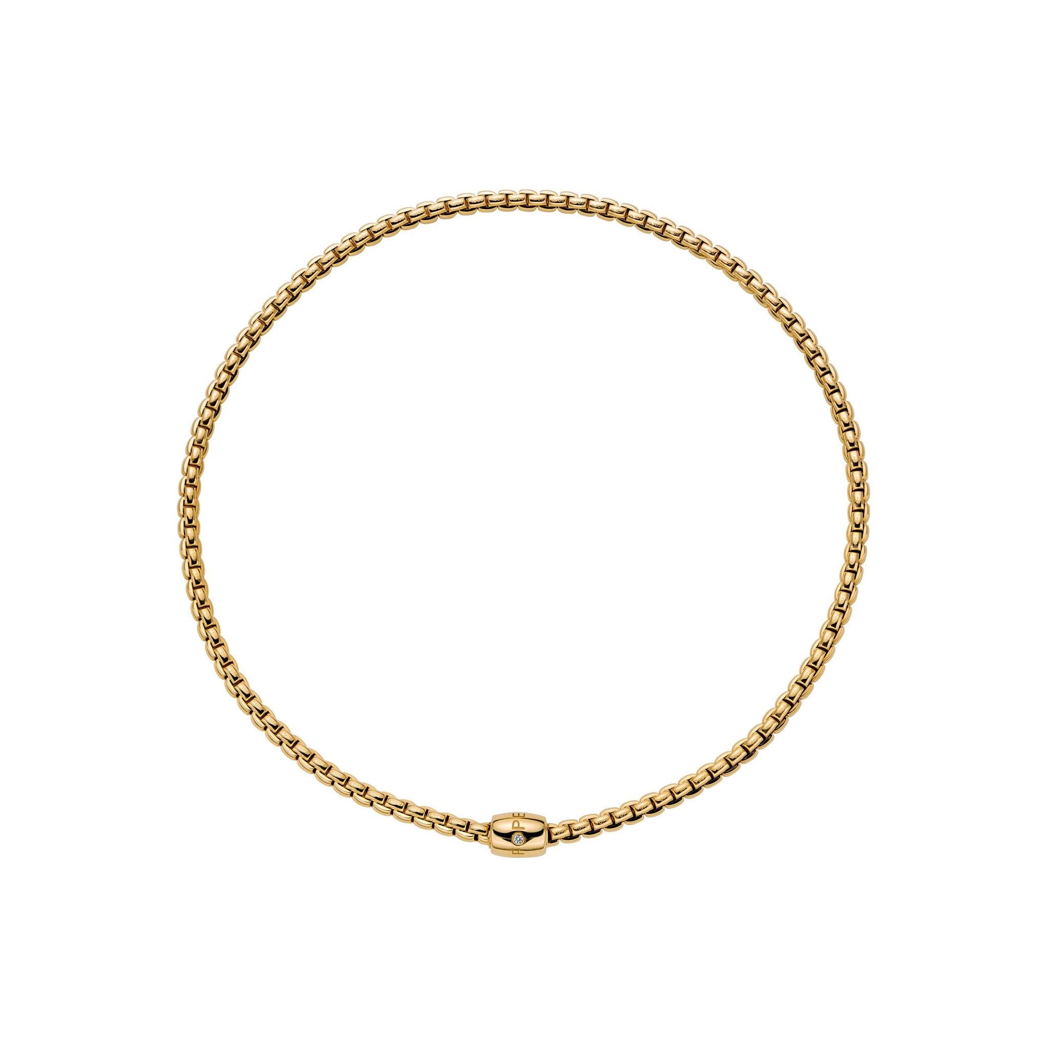Eka Necklace Yllw dia 0.01ct
