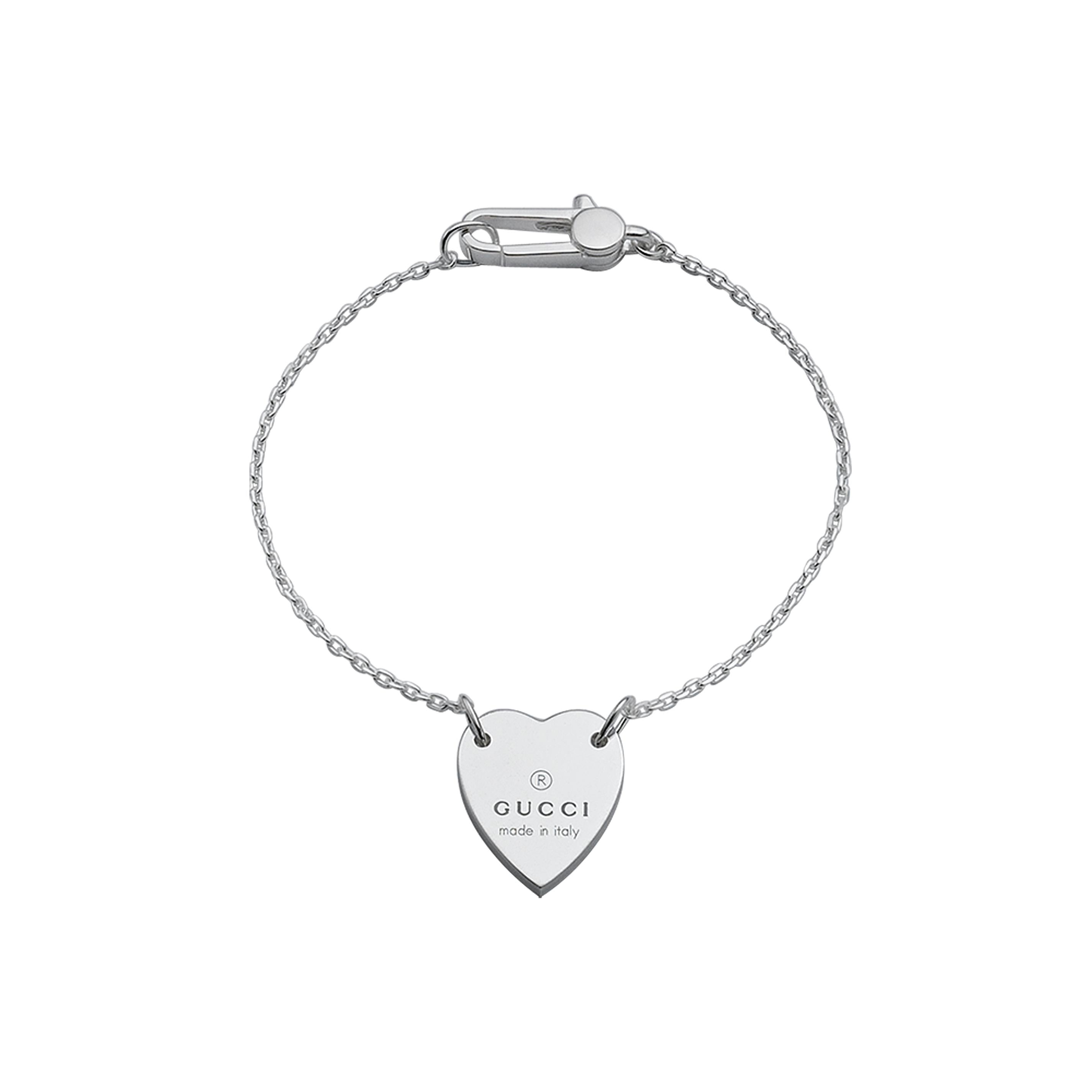 TRADEMARK BRACELET WITH HEART PENDANT