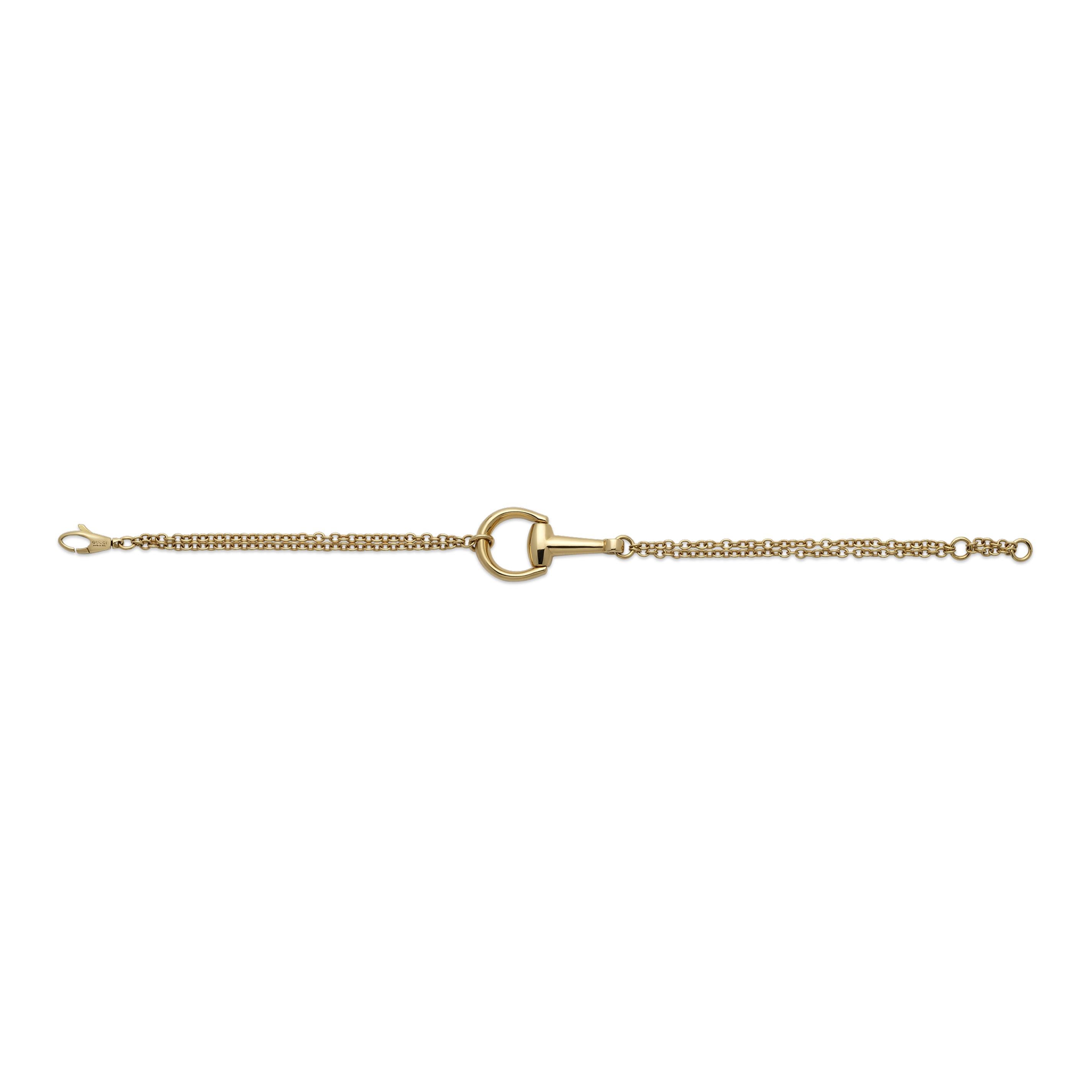 HORSEBIT CHAIN BRACELET 18K YELLOW GOLD