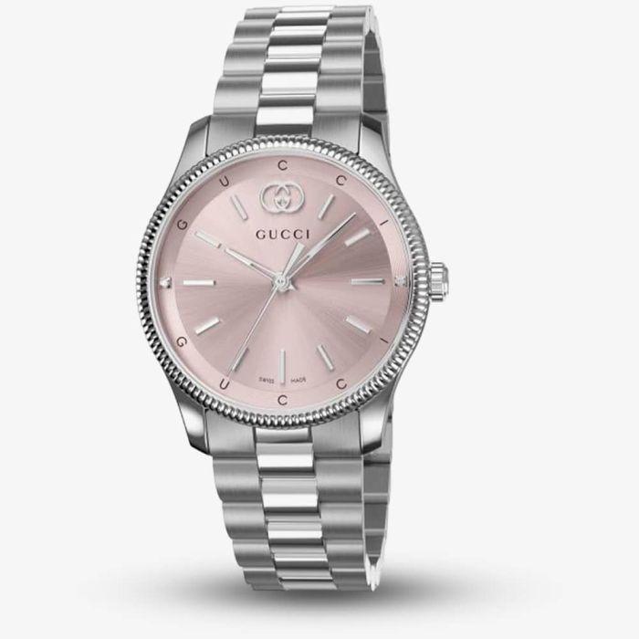 G-Timeless Pink Dial Bracelet Watch