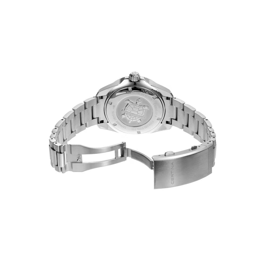 DS Action Automatic Green Dial and Bezel Bracelet watch