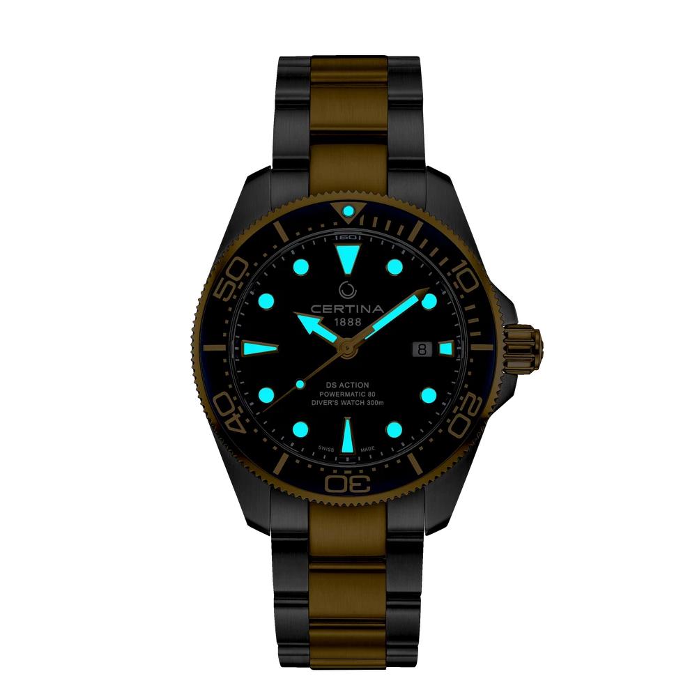 DS Action Blue Dial/Bzel SS&PVD Auto BLT
