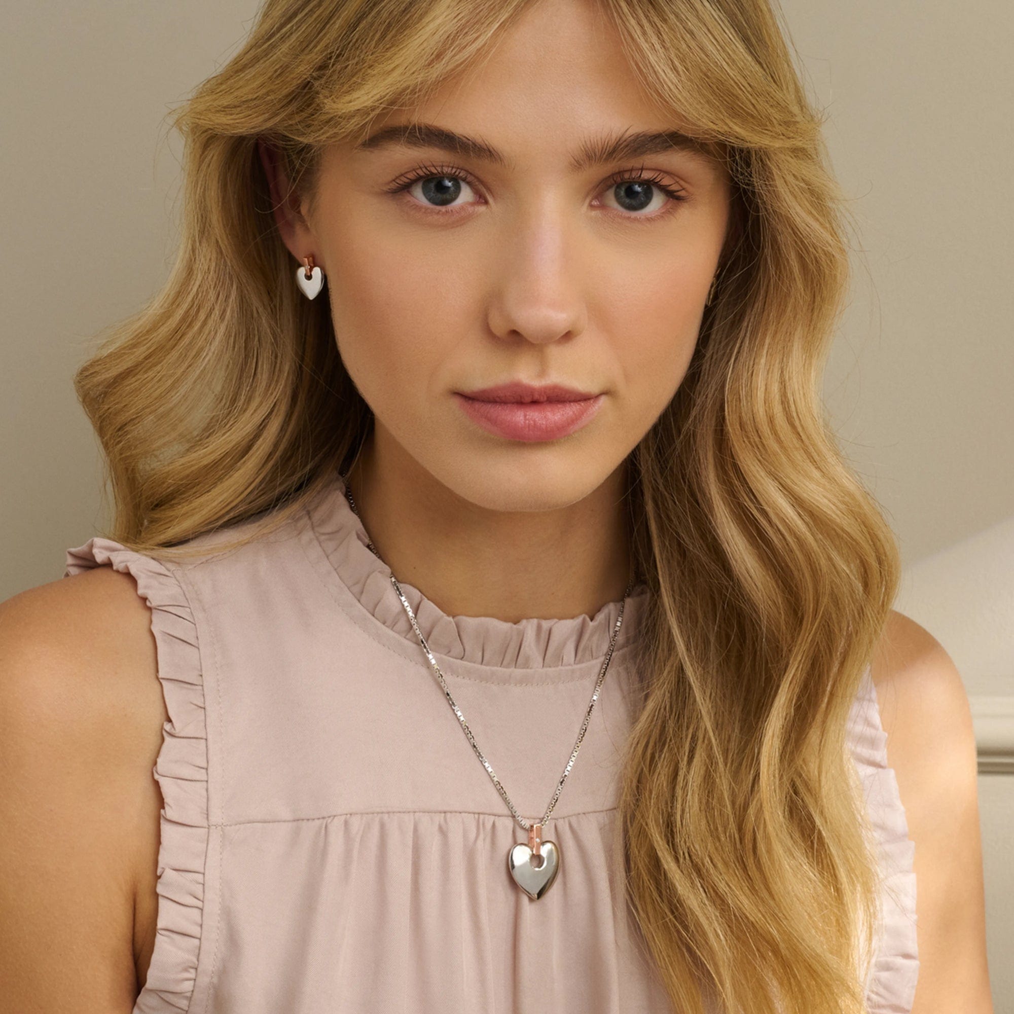 Clogau Cariad Big Heart Diamond Sterling Silver Pendant