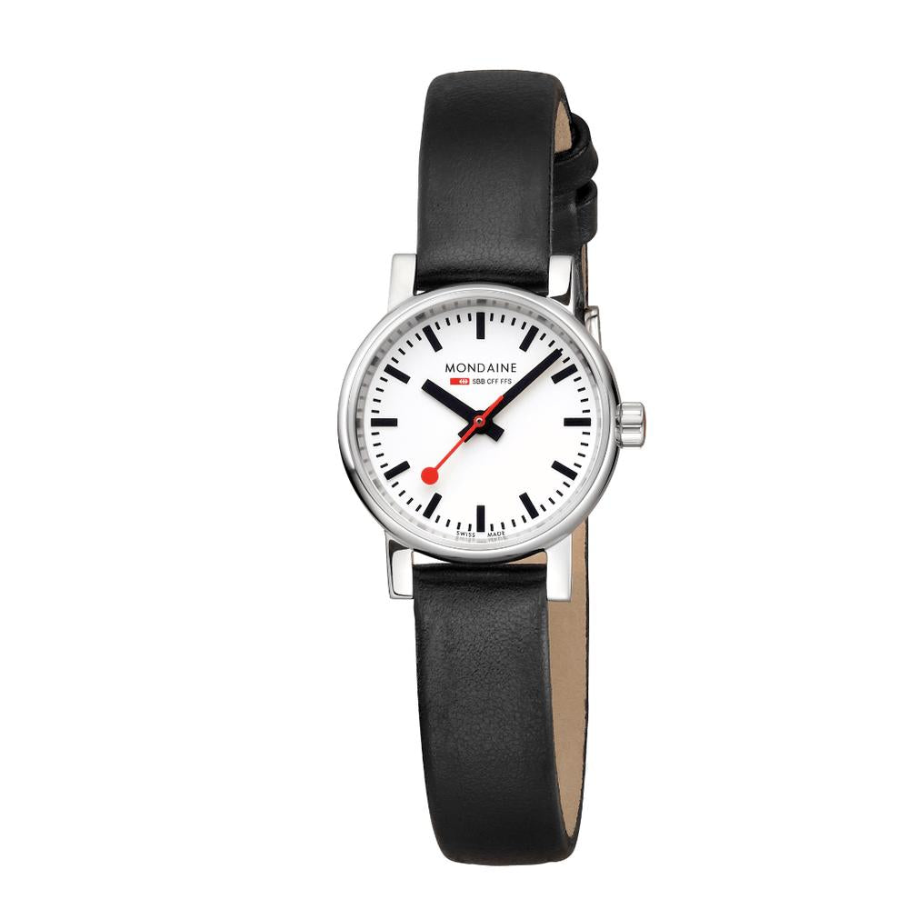 Mondiane Evo2 White Dial Black Vegan Strap