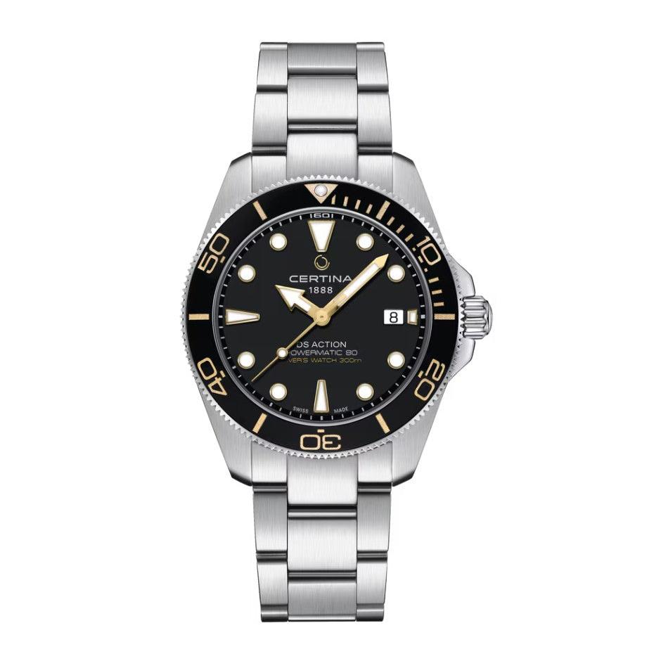 Certina DS Action Diver Powermatic 80 automatic watch.