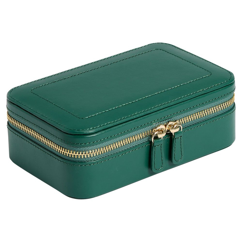 Wolf 1834- Sophia Travel Zip Case- Forrest Green