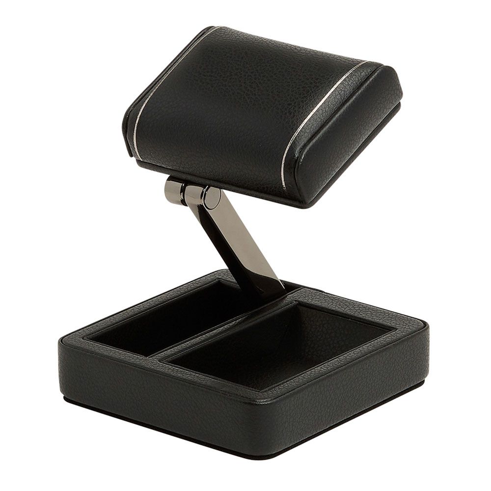 Wolf 1834- British Racing Single Travel Watch Stand- Black