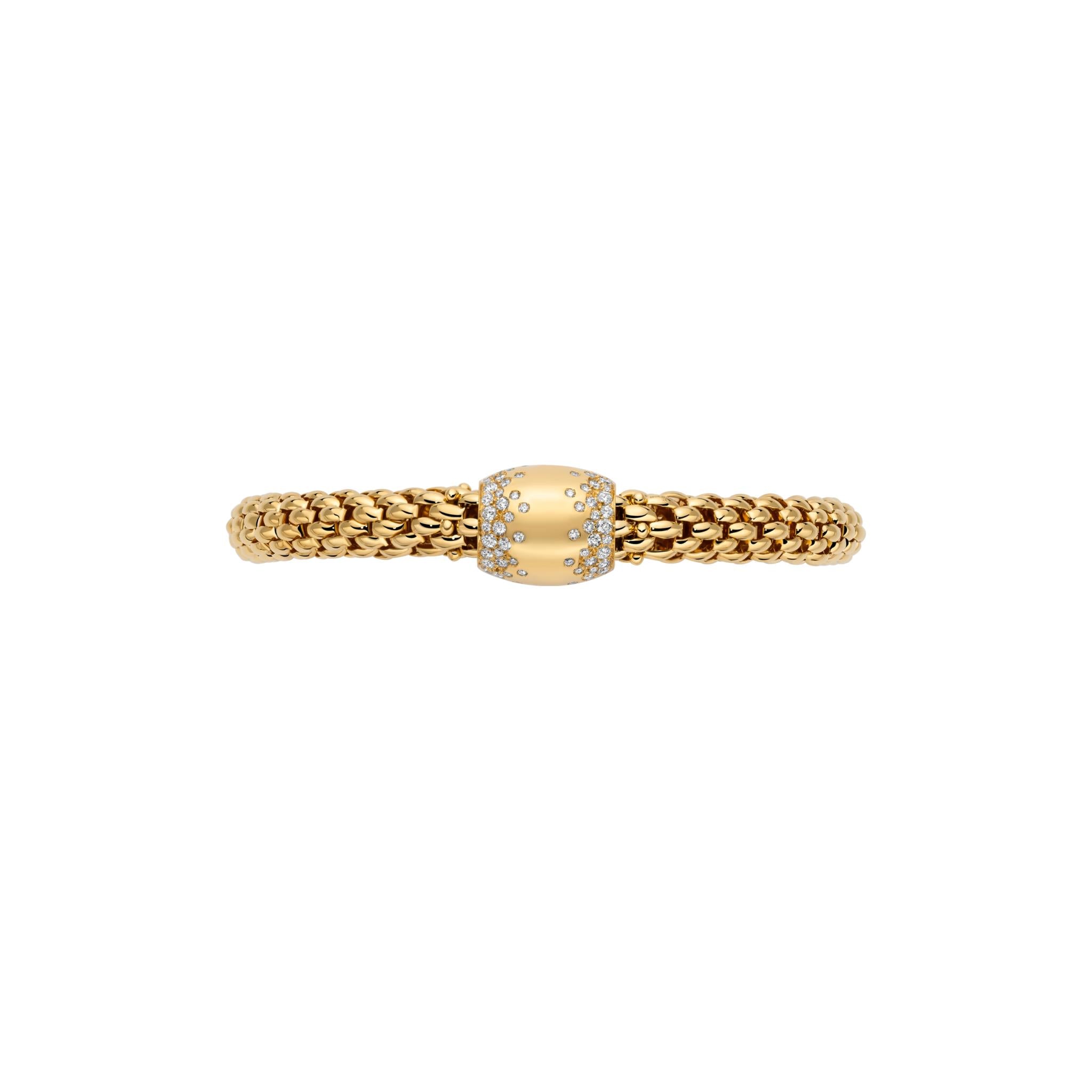 Love Nest Bracelet 18ct Yellow Gold with a total of 1.07ct Diamonds