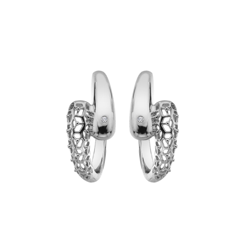 Hot Diamonds Aster Hoop Earrings