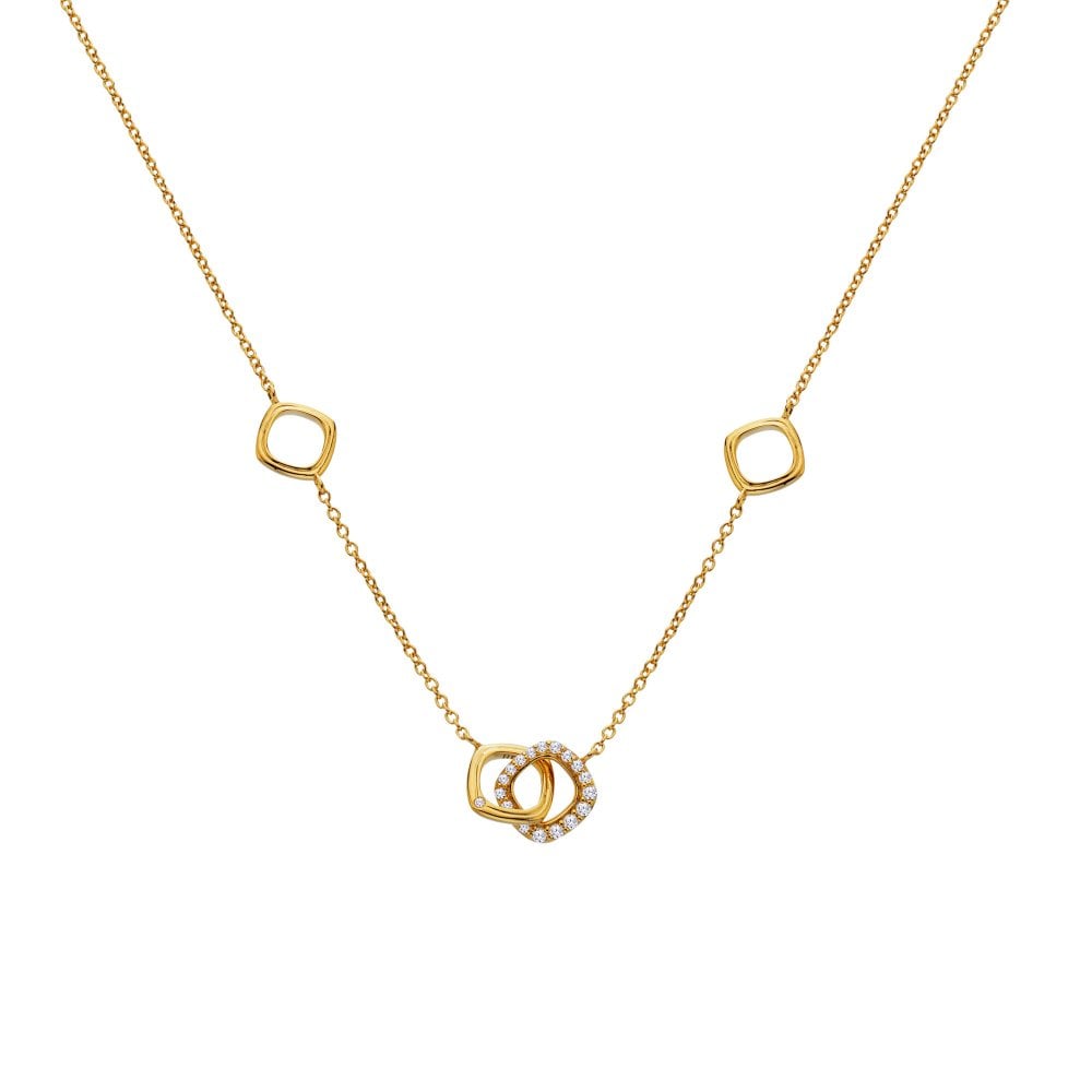 Hot Diamonds x Golden Edit Connected Necklace