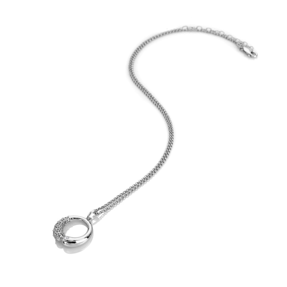 Hot Diamonds Silver Aster Pendant