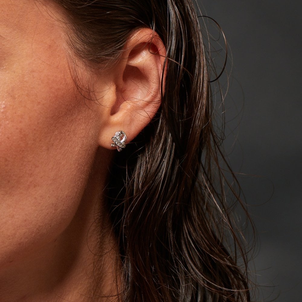 Hot Diamonds Silver Aurora Stud Earrings