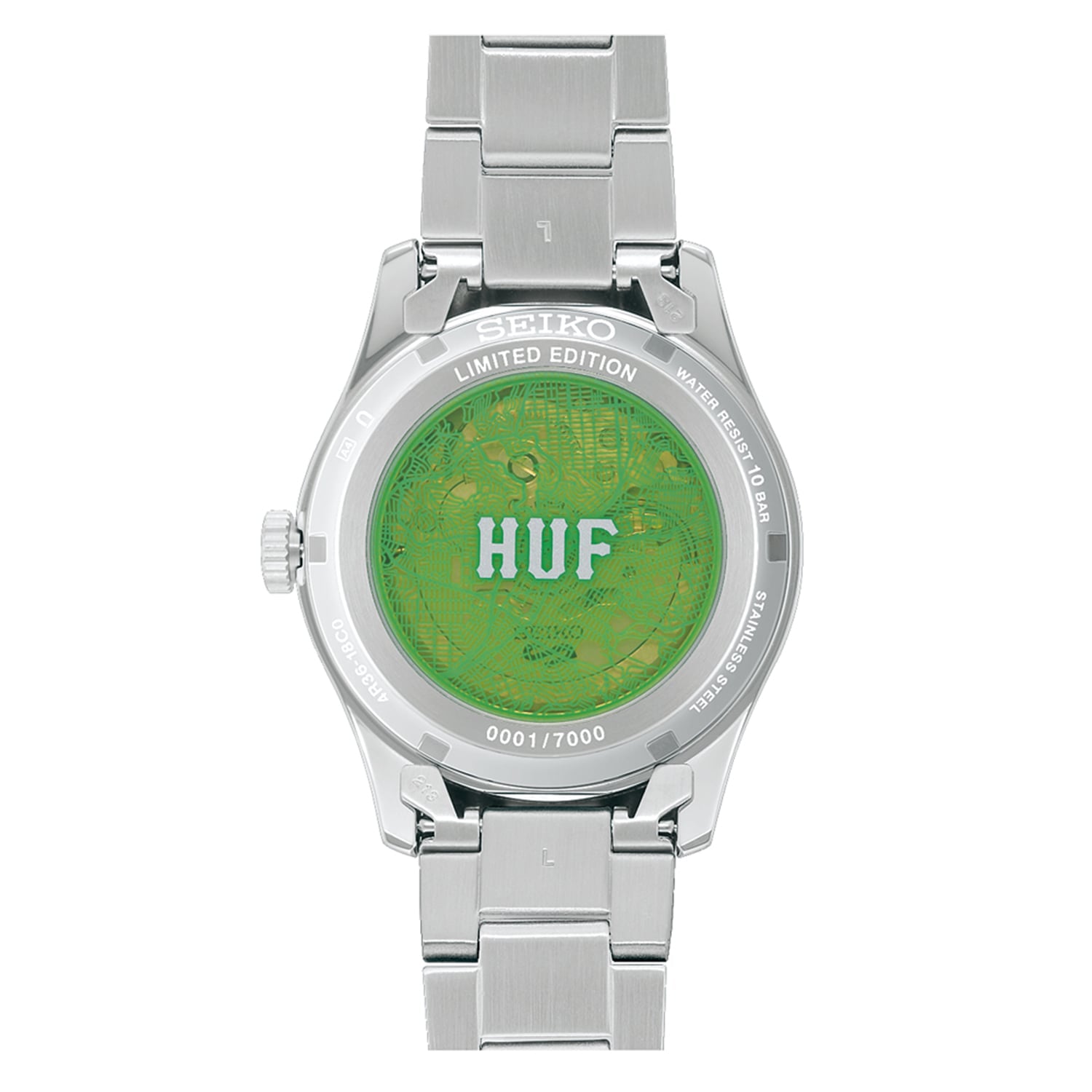 Seiko 5 Sports x HUF II Limited Edition Collaboration Automatic Watch