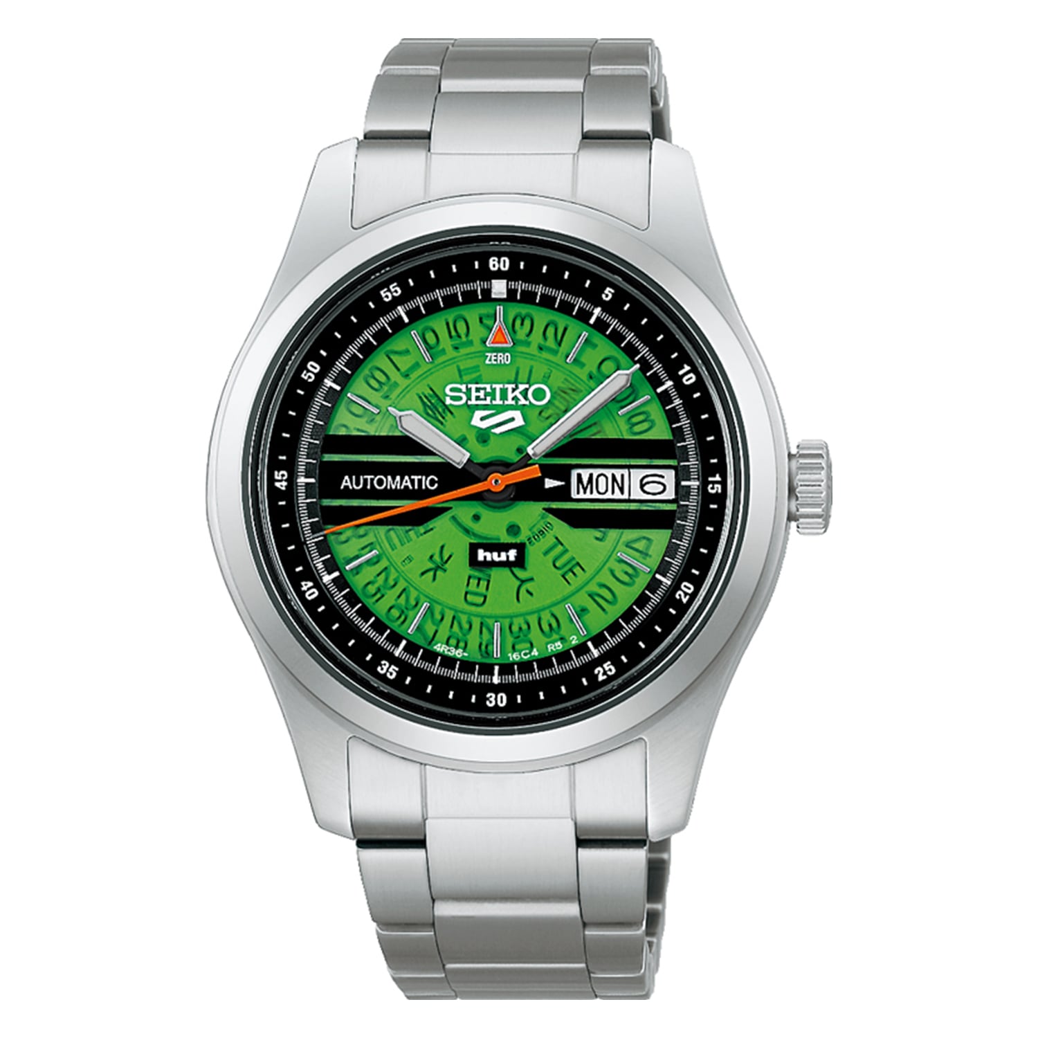 Seiko 5 Sports x HUF II Limited Edition Collaboration Automatic Watch