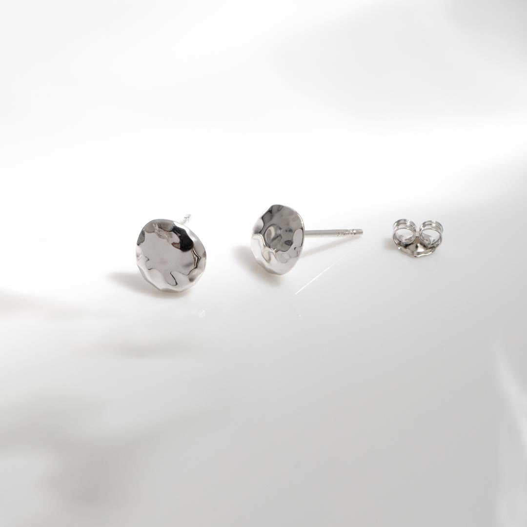 Kit Heath Silver Mirage Reflect Stud Earrings