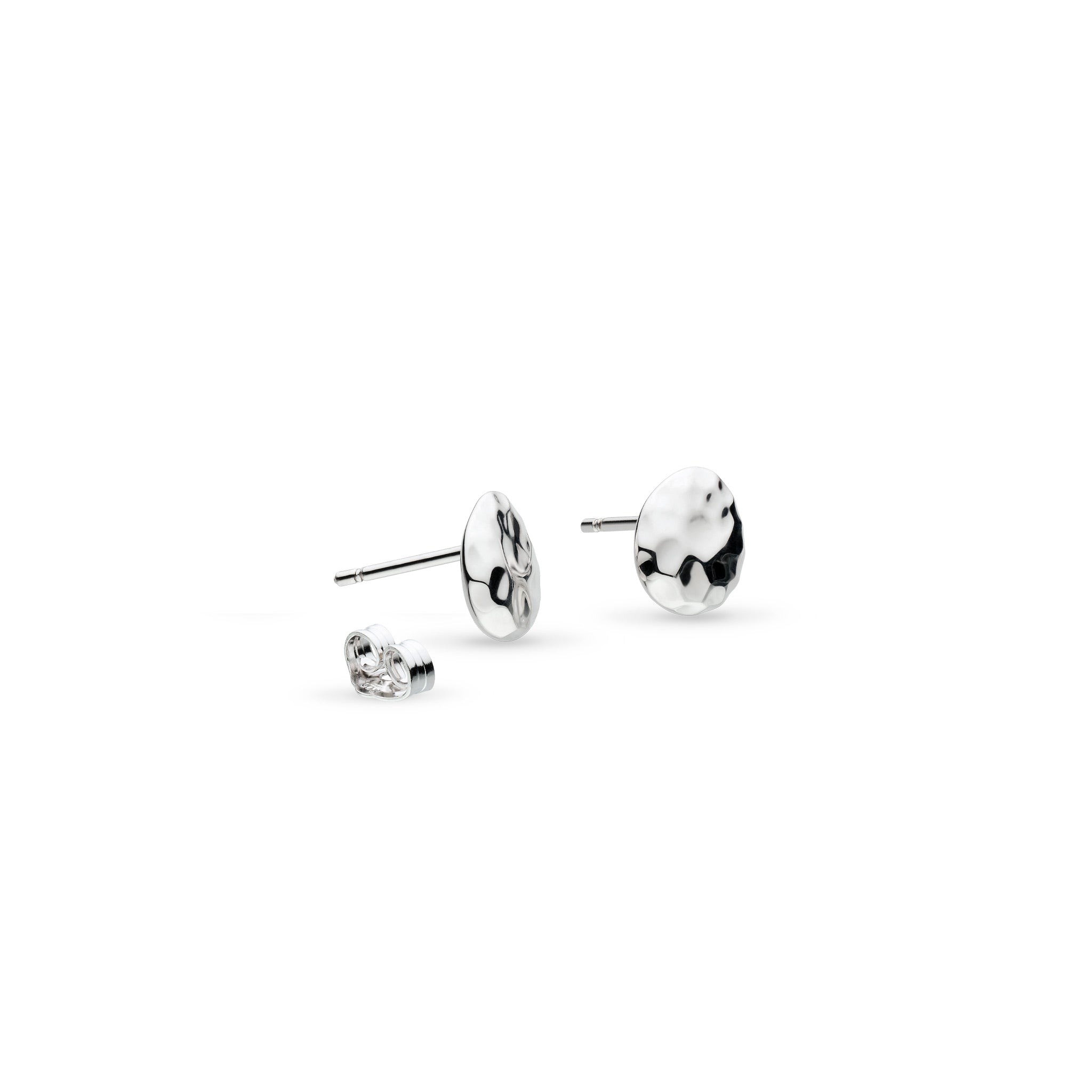 Kit Heath Silver Mirage Reflect Stud Earrings