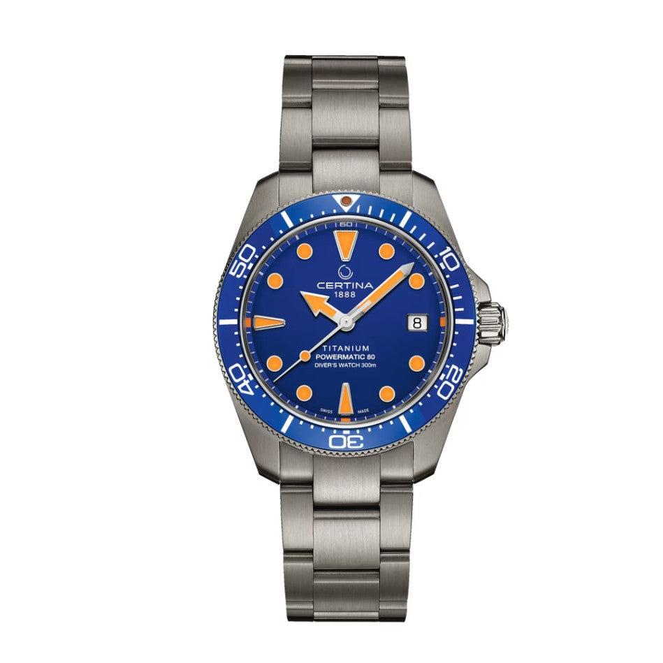 DS Action Diver 38mm Titanium Automatic Watch.