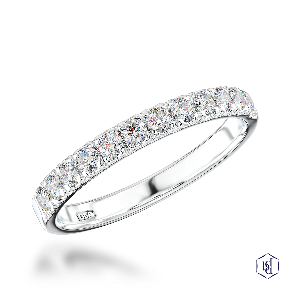Skye Eternity Round Brilliant Cut Platinum Bridal Diamond