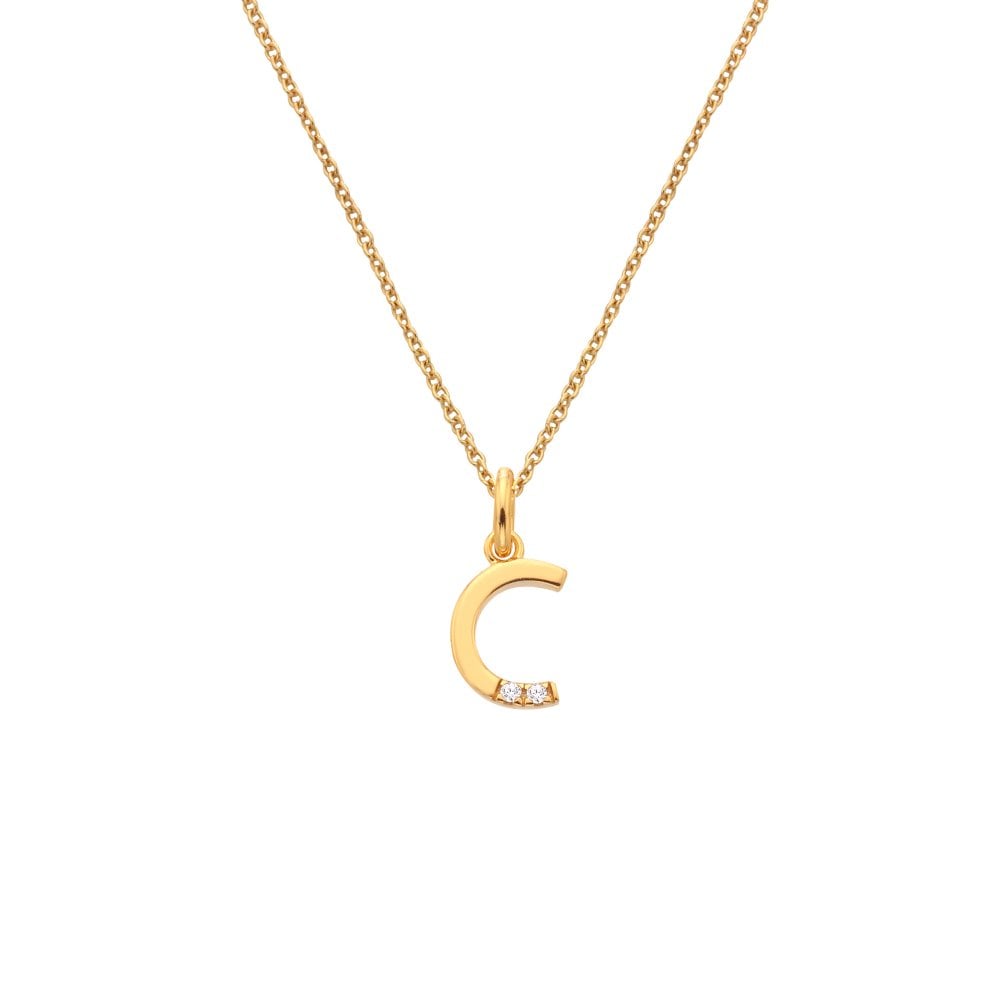 HD G/P Letter C Pendant