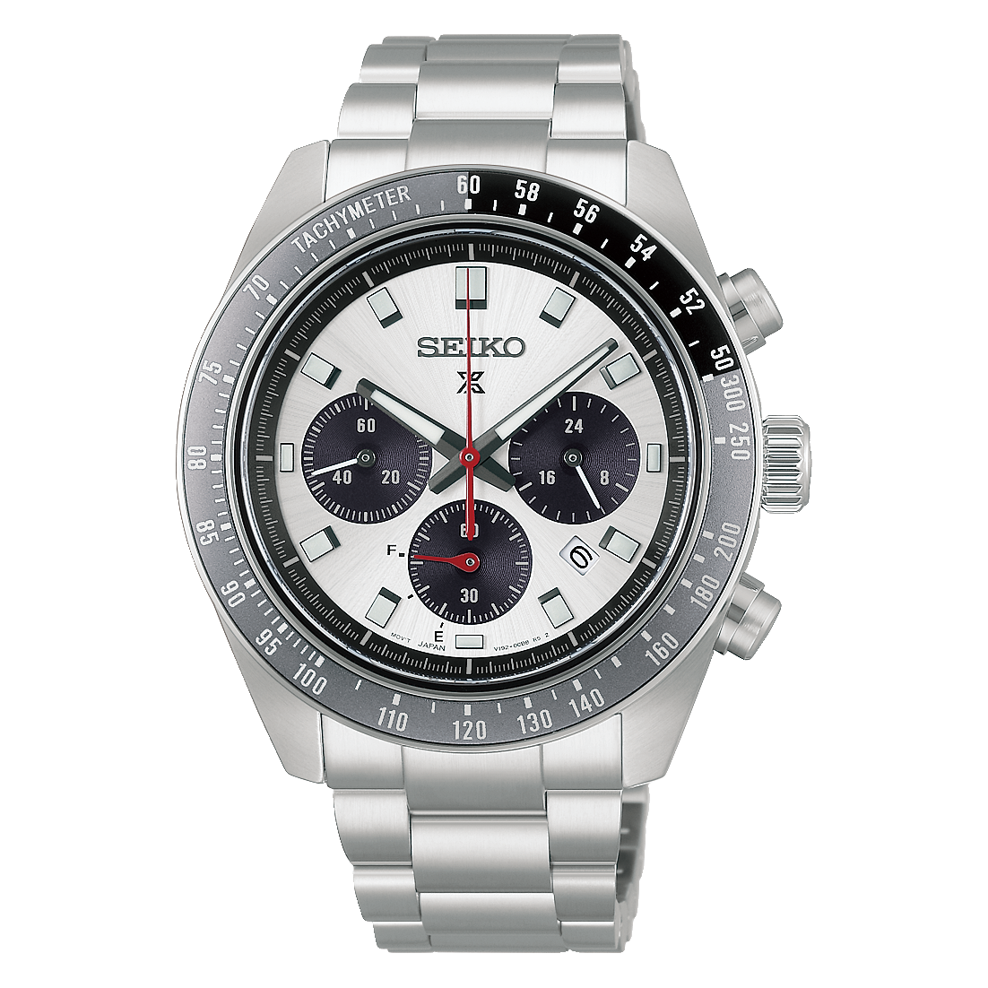 Prospex Speedtimer "Racing" Solar Chronograph in Silver Tone