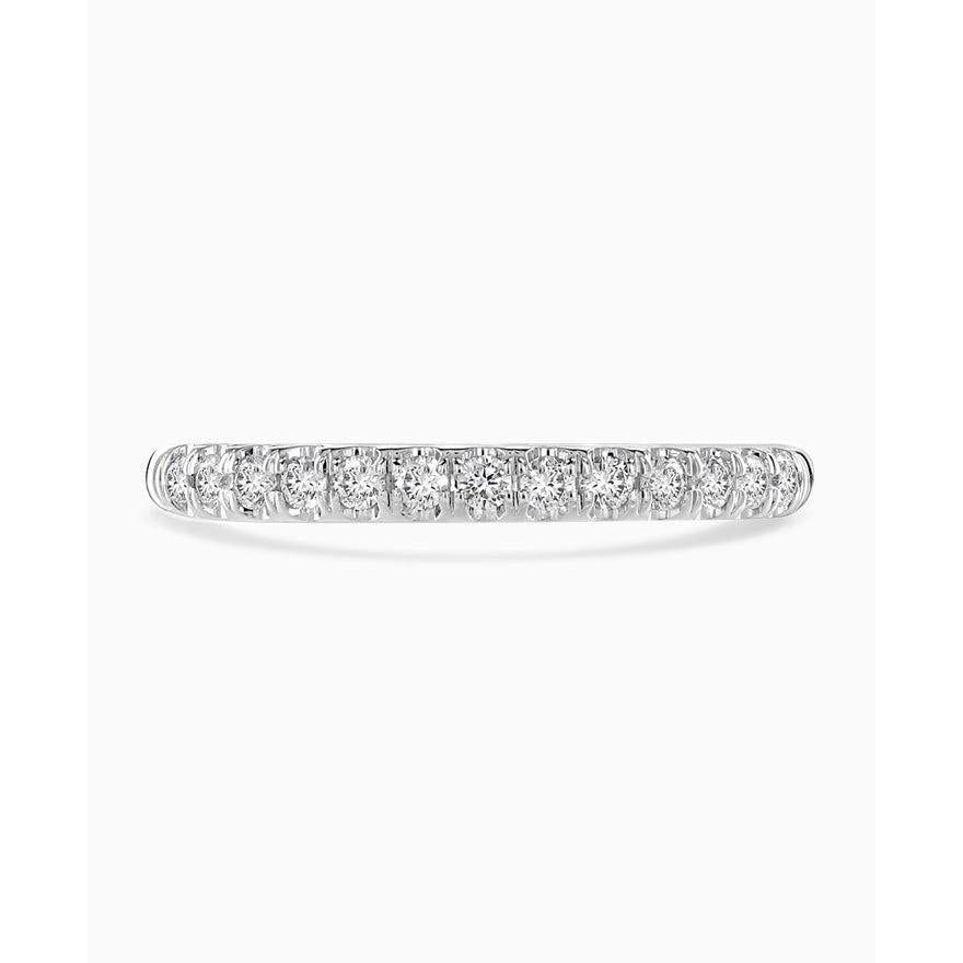 Platinum 13 clw set diam band