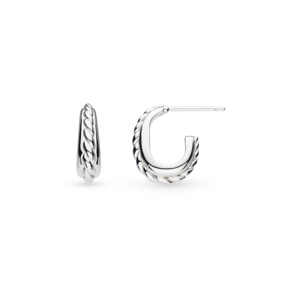 KH Marina Rope Band Hoop Earrings