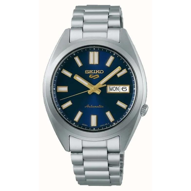 Seiko 5 SS Blue dial blet auto watch