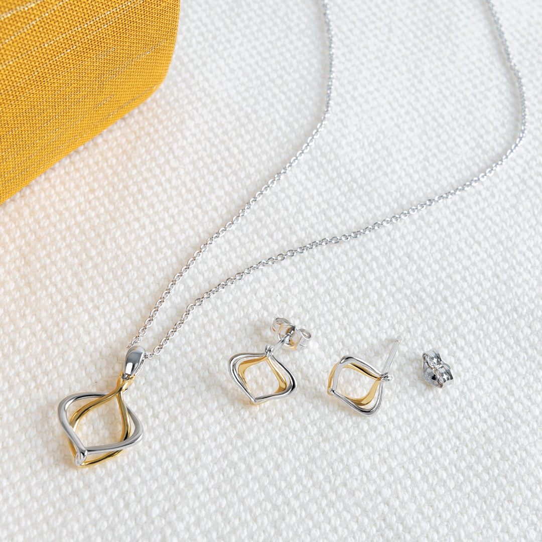 Alicia Golden Petite Stud Earrings