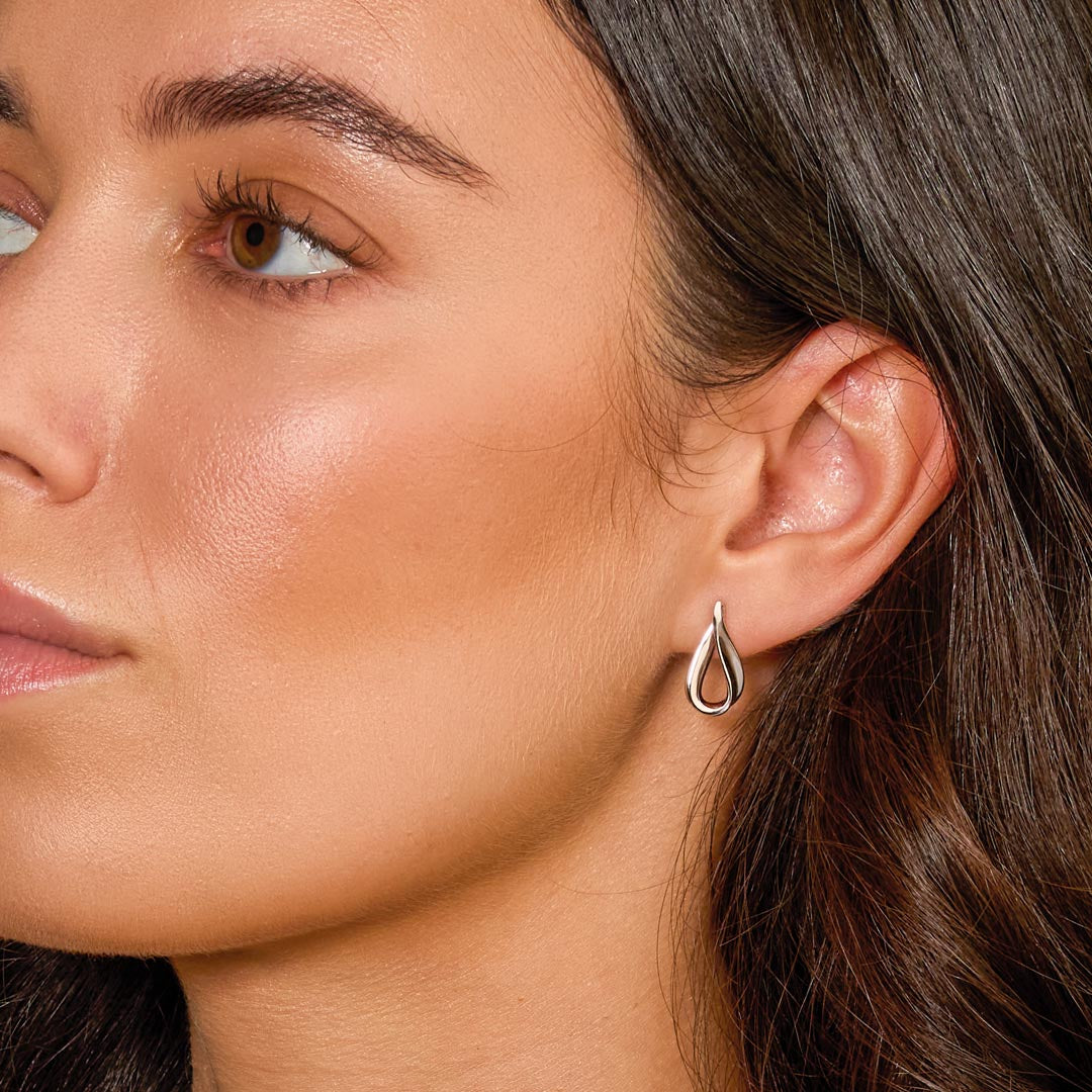 Serenity Loop Grande Stud Earrings