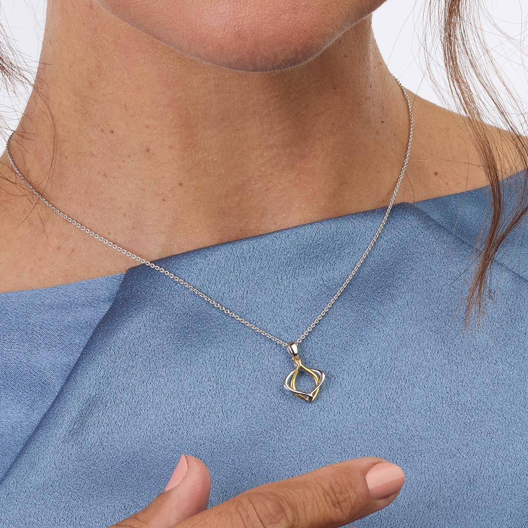 Alicia Mini g/p 18" Necklace