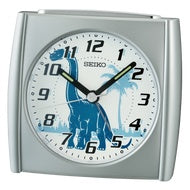Retro Silver-tone Dinosaur Alarm Clock