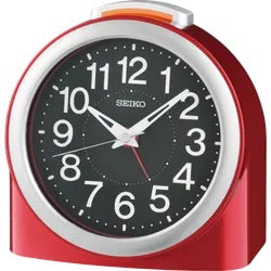 Timeless Metallic Dark Red Beep Alarm Clock