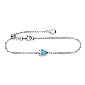 Coast Pebble Blue Opal Slider Bracelet