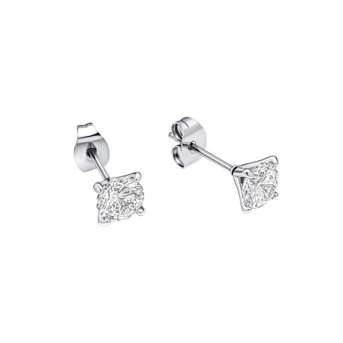 FB Clear Cubic Zirconia silver coloured studs