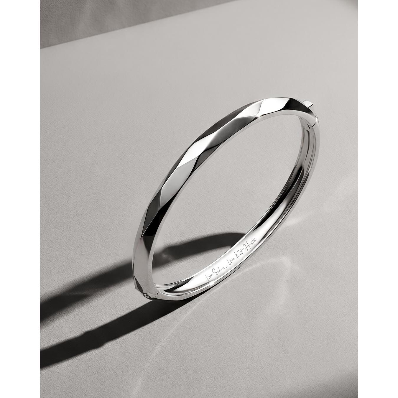 Glint Geo Hinged Bangle