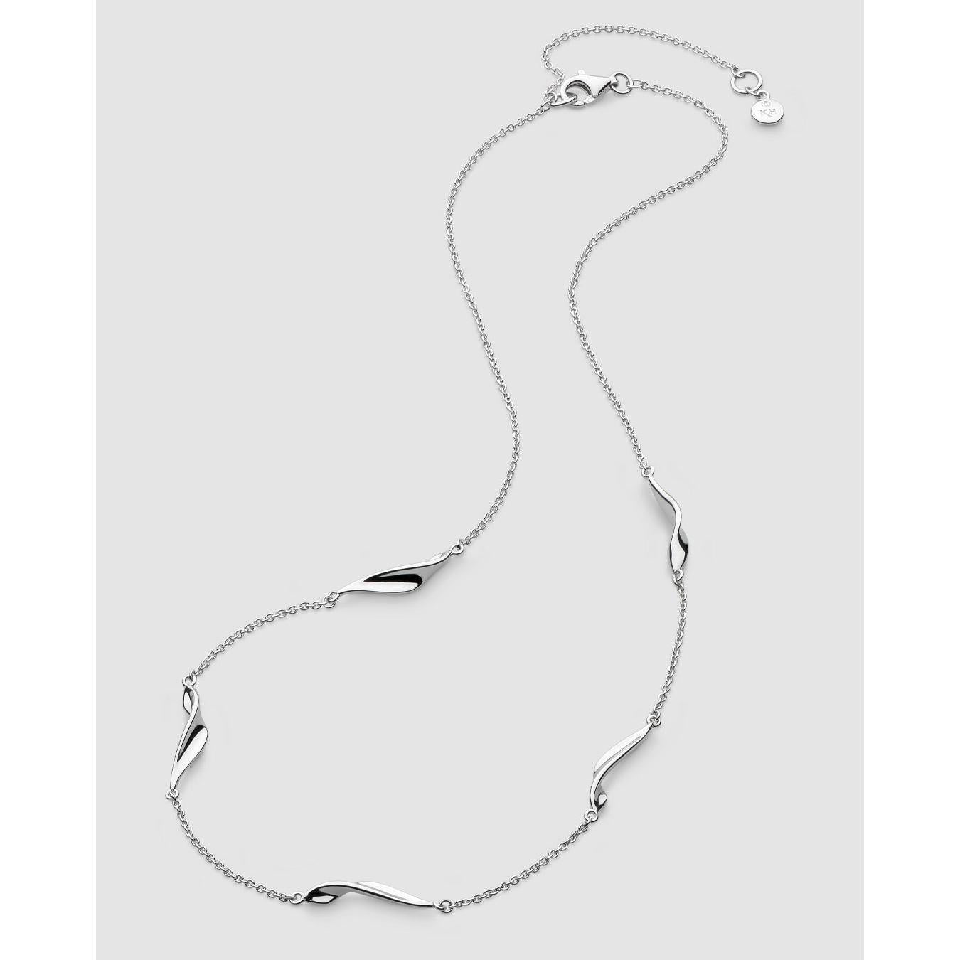 Serenity Curve Station Necklace