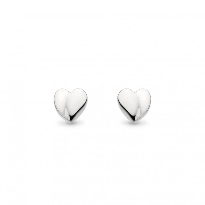 Silver Miniatures Sweet Heart Stud Earrings