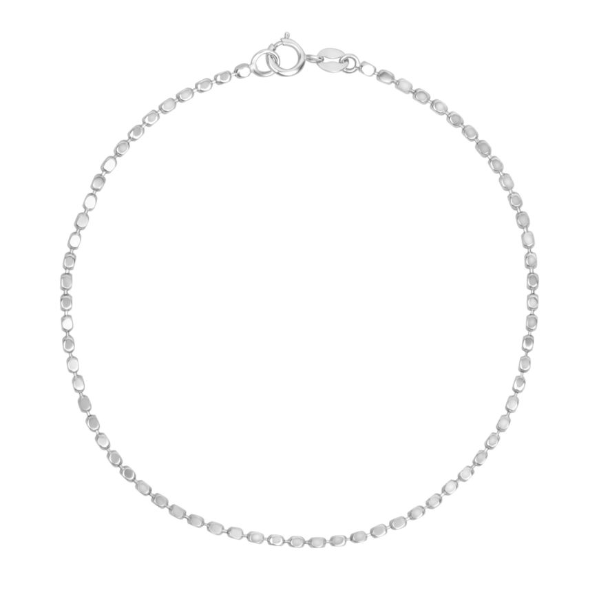 9ct White Gold Bracelet