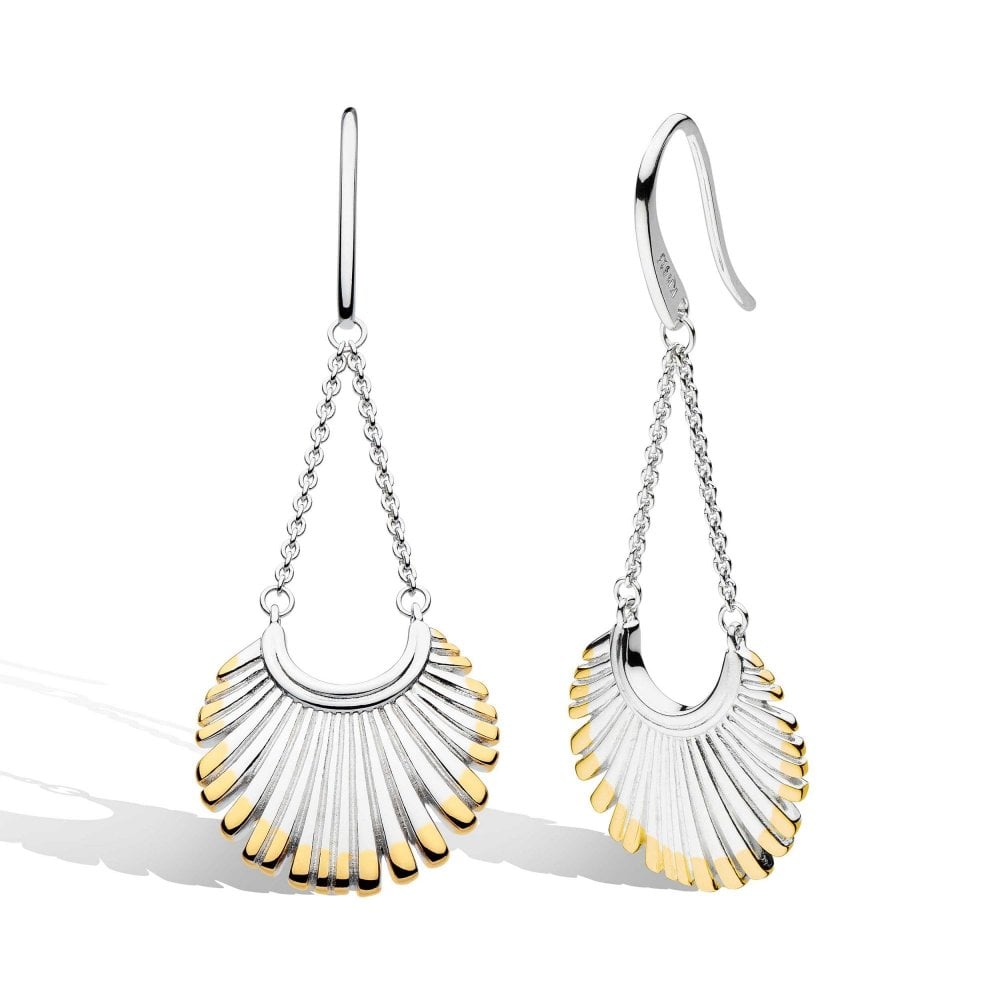 KH Silv&YGP Essence Radiance Golden Fan Chandelier Drop Errngs
