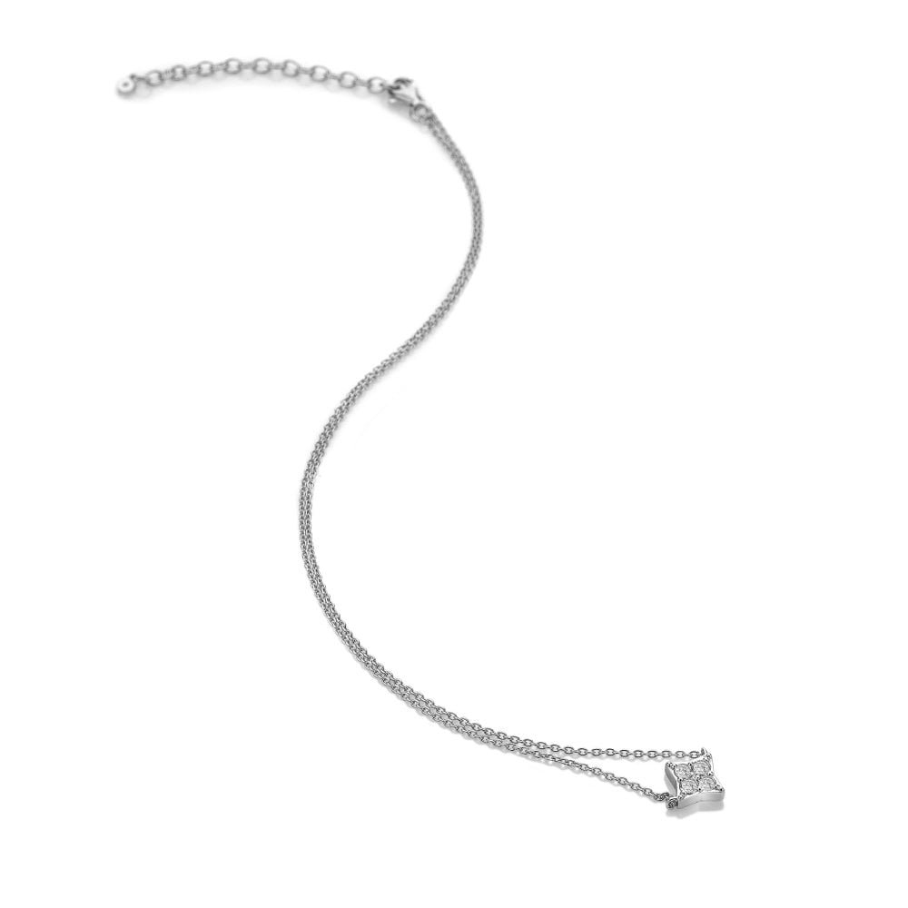 Hot Diamonds Squared Triangle Necklace
