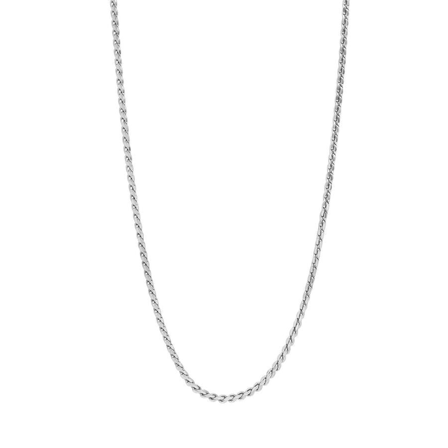 Fred Bennett Twisted 56cm Sterling Silver Box Chain