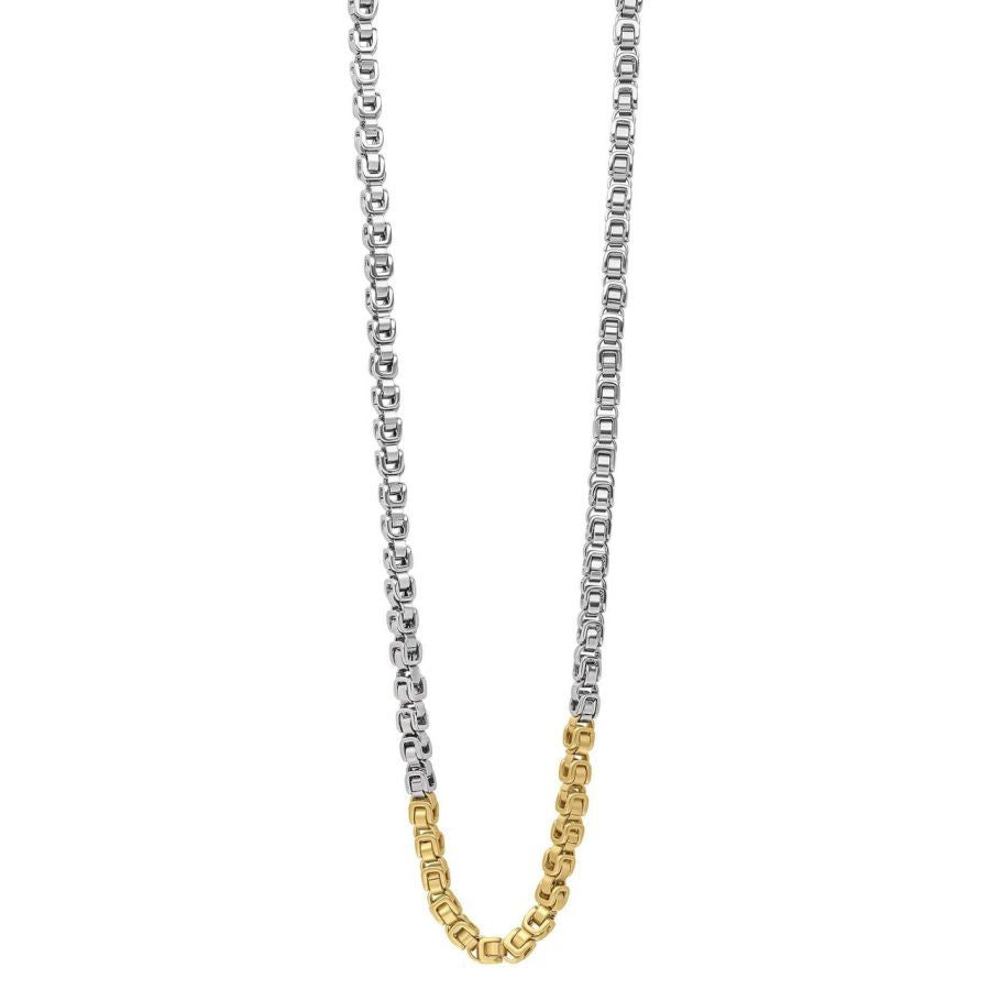 Fred Bennett Two Tone Belcher Link Chain Necklace