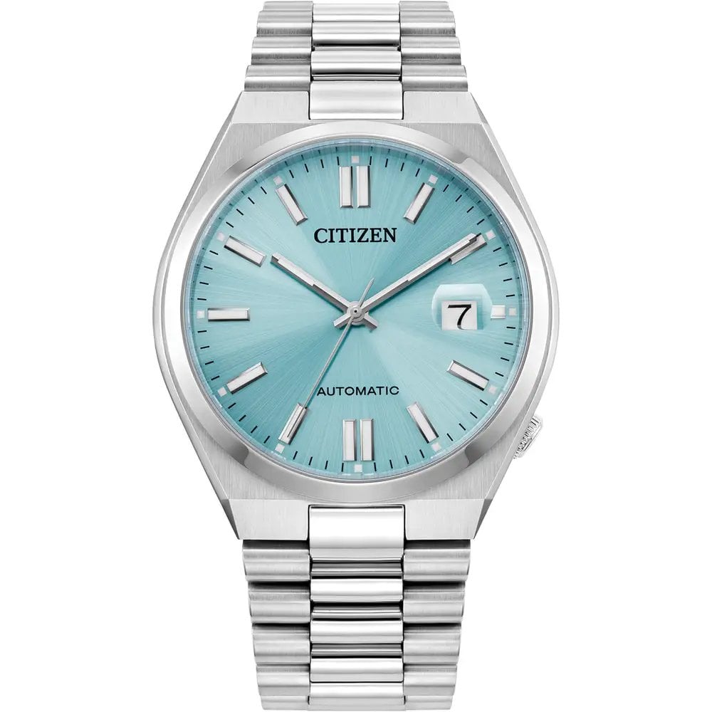 "Tsuyosa" Automatic Stainless steel bracelet watch - light blue dial