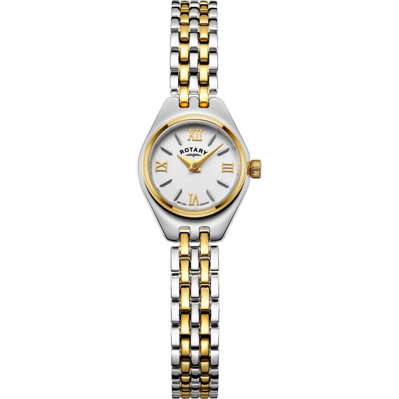 Lady's Two colour cocktail bracelet watch